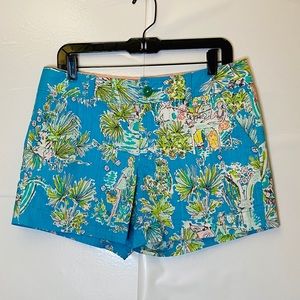Lilly Pulitzer Jungle Glam Originals shorts RARE